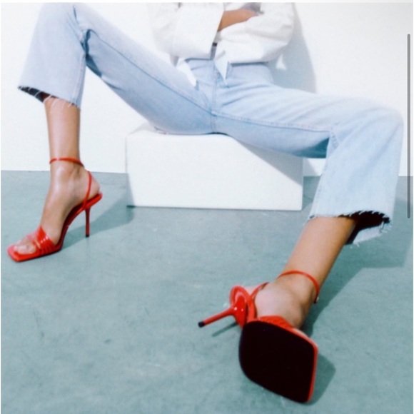 Red Zara Sandals - Picture 2 of 2